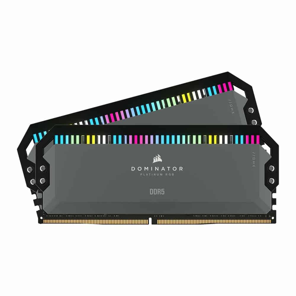 (image for) Corsair DOMINATOR Platinum RGB Grey 32GB 6000MHz AMD EXPO DDR5 Memory Kit